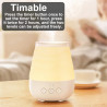 Tragbarer Diffusor MIDEA: Aromatherapie & warmes Licht